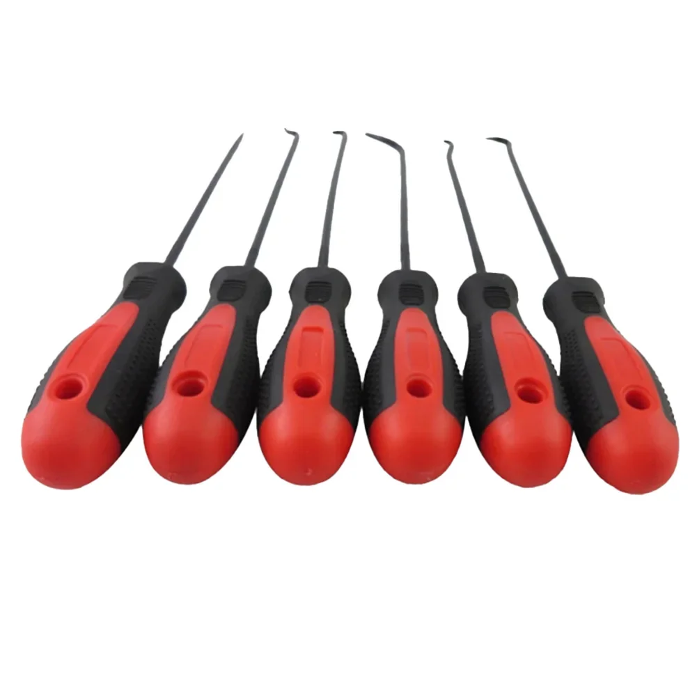 6 ชิ้นรถ Pick Hook เครื่องมือ O แหวนซีลน้ํามันปะเก็น Puller Remover Craft Seal ปะเก็น Puller Remover Pick Hooks ซ่อมเครื่องมือ