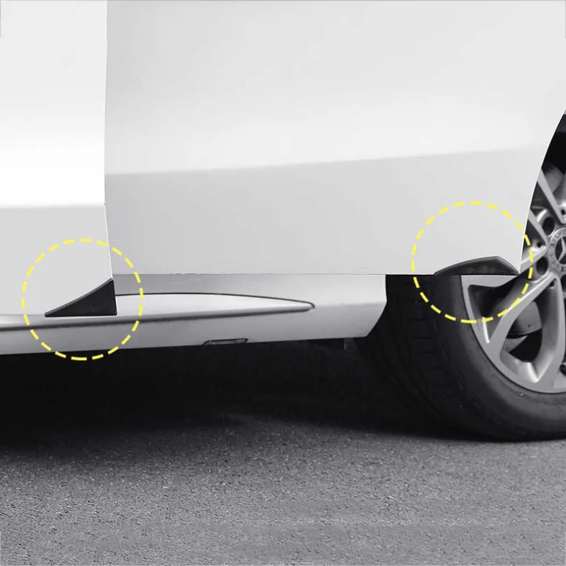 2 pezzi nuovi adesivi Anti-collisione per portiera dell'auto protezione antigraffio per angoli della porta protezione per la superficie della vernice dell'auto adesivo per coperture addensate