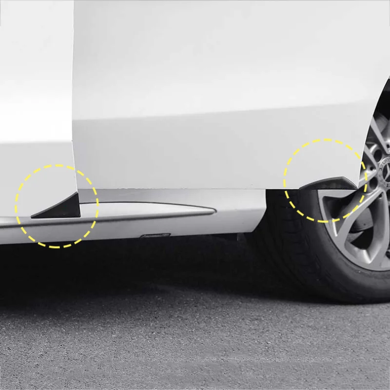 Nouveaux autocollants Anti-collision pour porte de voiture, 2 pièces, Protection anti-rayures, coin de porte, peinture de Surface, couverture épaisse