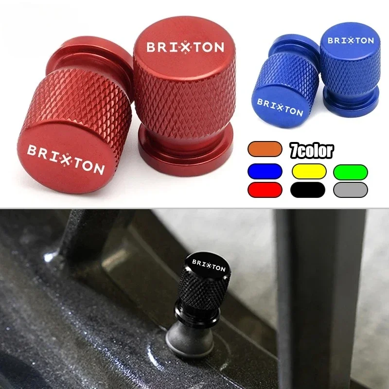 

For BRIXTON Cromwell 125 250 1200 Crossfire 500 Storr 500 Sunray 125 2pcs Motorcycle Tire Valve Air Port Stem Cover Cap Plug