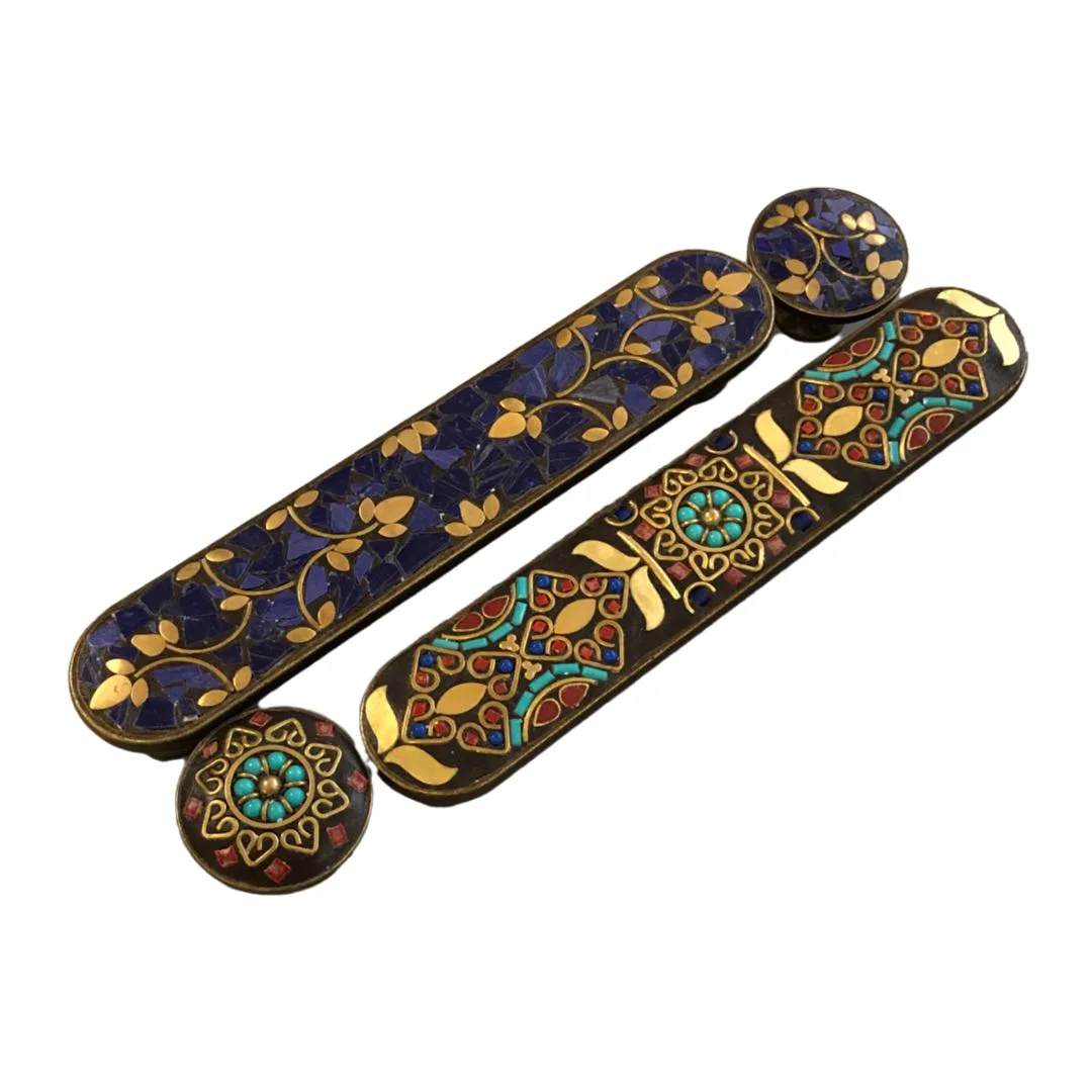 

Nepal Retro Cabinet Handle Door Drawer Pull National Style Alloy Artistic Handle Home Decoration Accessories for Furniture