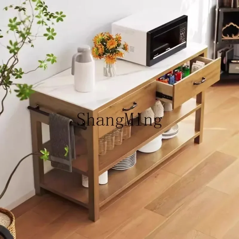 CLL  Nakajima Taiwan cooking table dining side cabinet household marble countertop cupboard dining table
