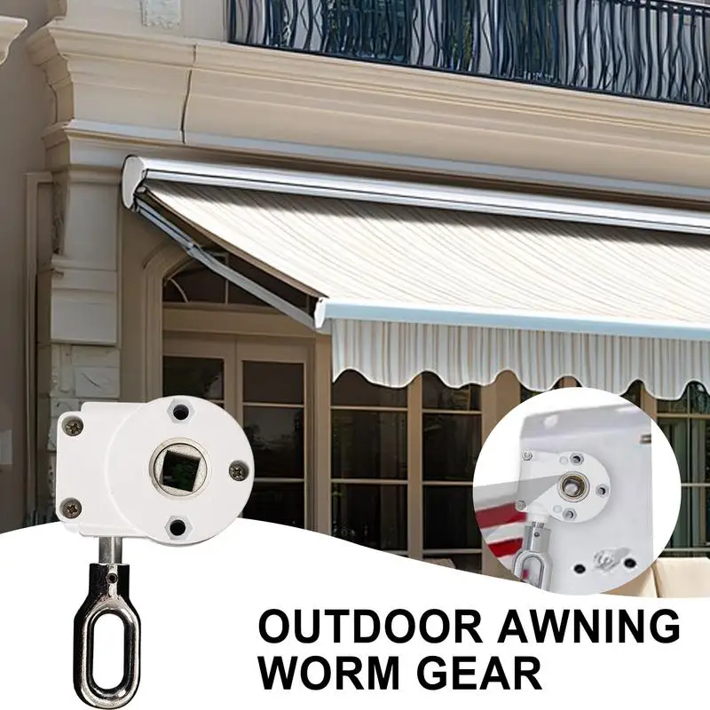 Outdoor Kurbel Getriebe Antrieb Markise Schneckengetriebe Hof Rasen Balkon  Terrasse Aluminiumlegierung Markise Getriebe Baldachin Zubehr - AliExpress  15