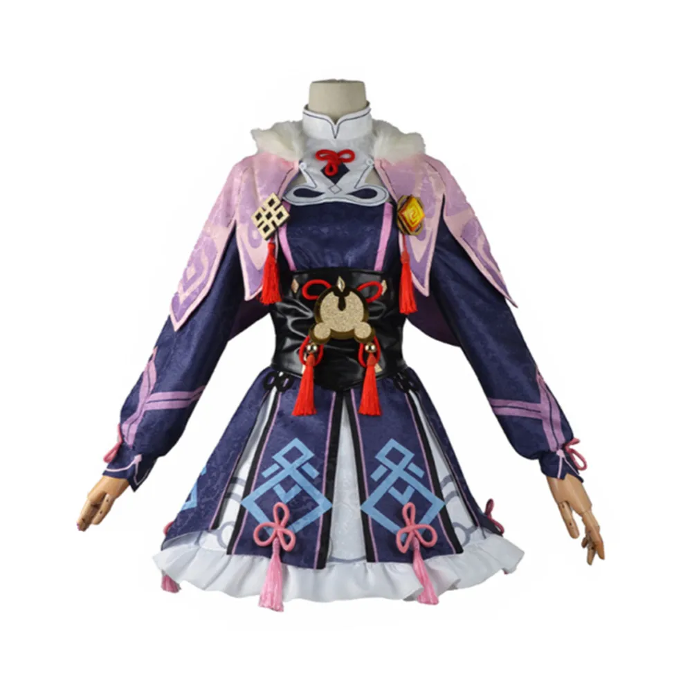 Jogo genshin impacto yunjin cosplay traje genshin yun jin cosplay outfits peruca de cabelo longo para trajes pary