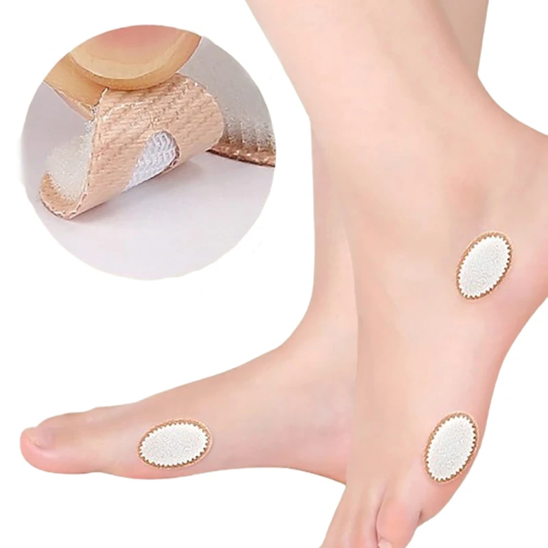 ملصقات نفطة من الفوم البيضاوي مضادة للتآكل ، رقعة عين الدجاج ، نسيج القدم ، الكعب العالي ، مقاومة للتآكل ، العناية بالقدم ، 1 ورقة = 9 * #1