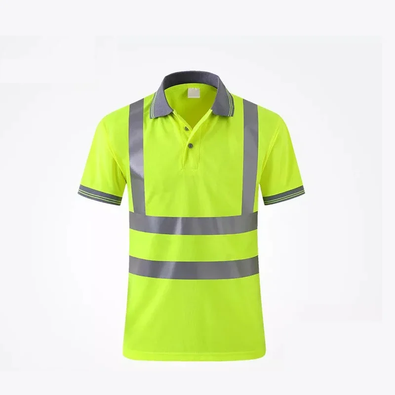 

Breathable Polyester Reflective T-shirt Safety Cycling Clothing Traffic Police Overalls