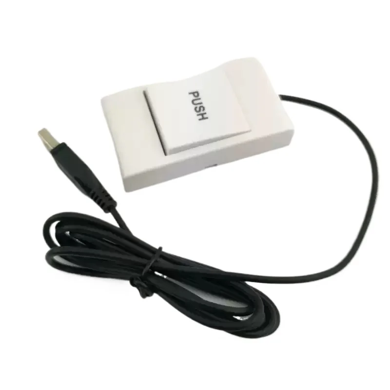 MM  USB Enter Key Button, Single-Key Keyboard Enter Switch, Plug & Play with 1.5m Cable