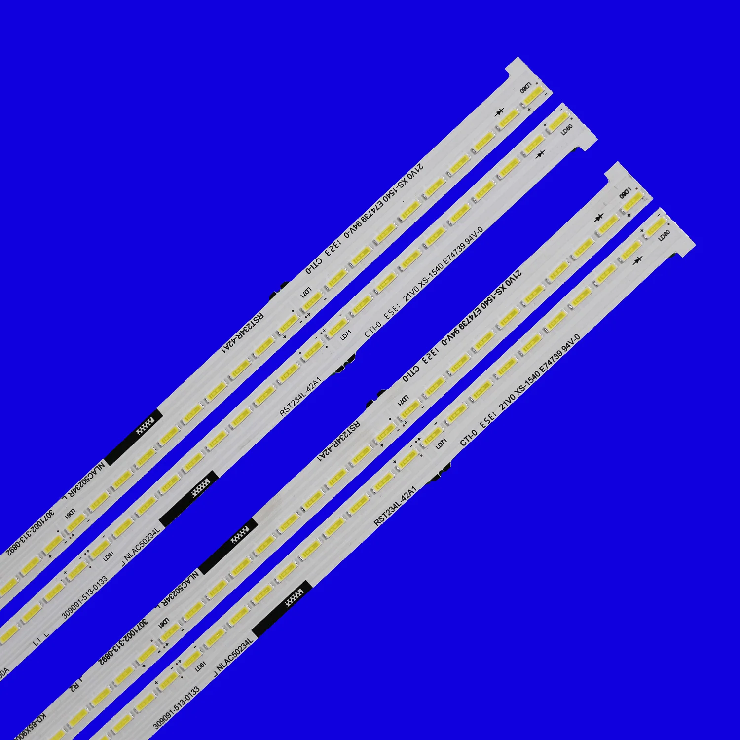 2 PCS tira Retroiluminação LED 80 lâmpada para XBR KD-65X9000A NLAC50234L NLAx50234R RST234L-42A1 RST234R-44R