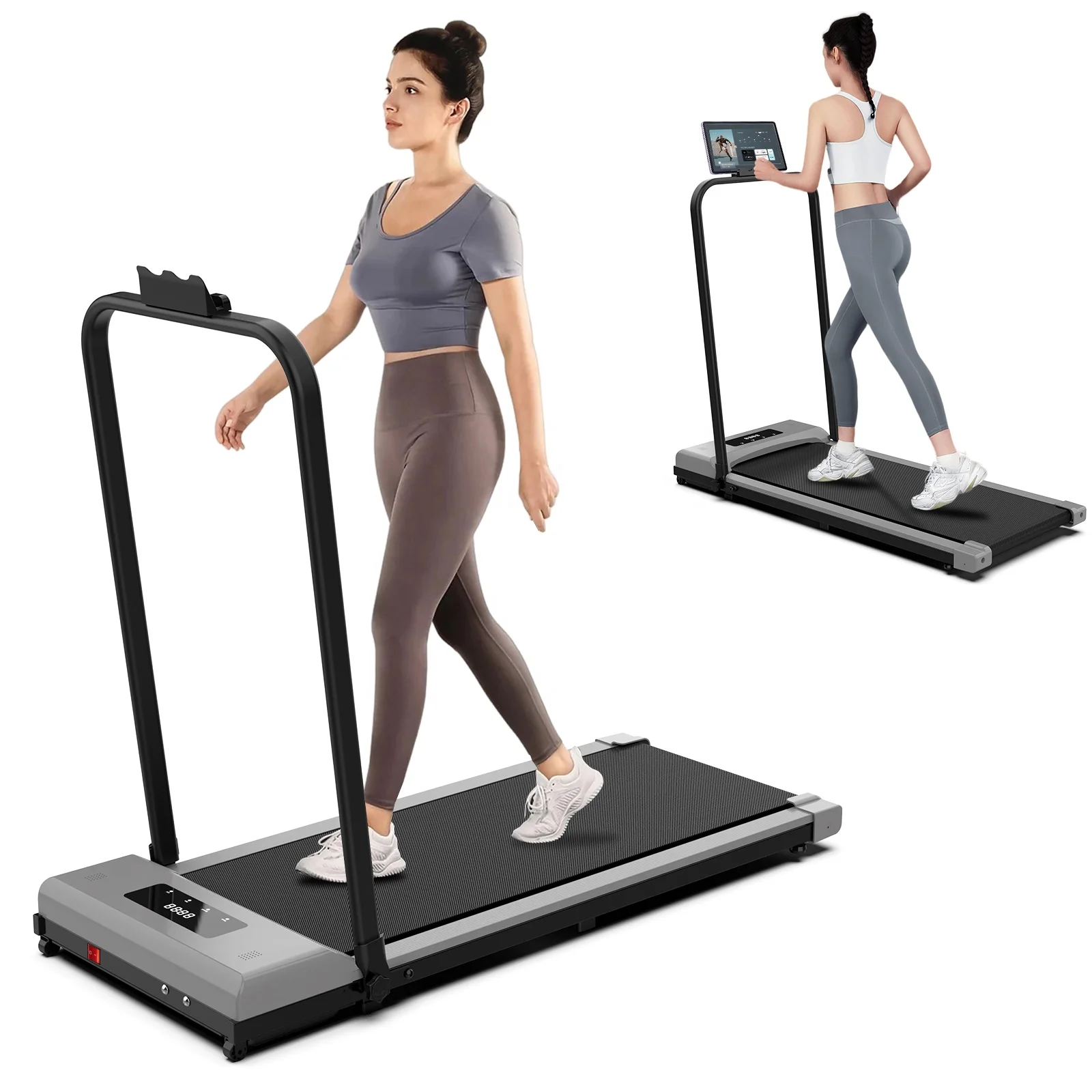 Professional Gym Equipment  Electric Foldable Treadmill Smart Folding Portable  Walking Pad Mini Desk Treadmill For Home Use