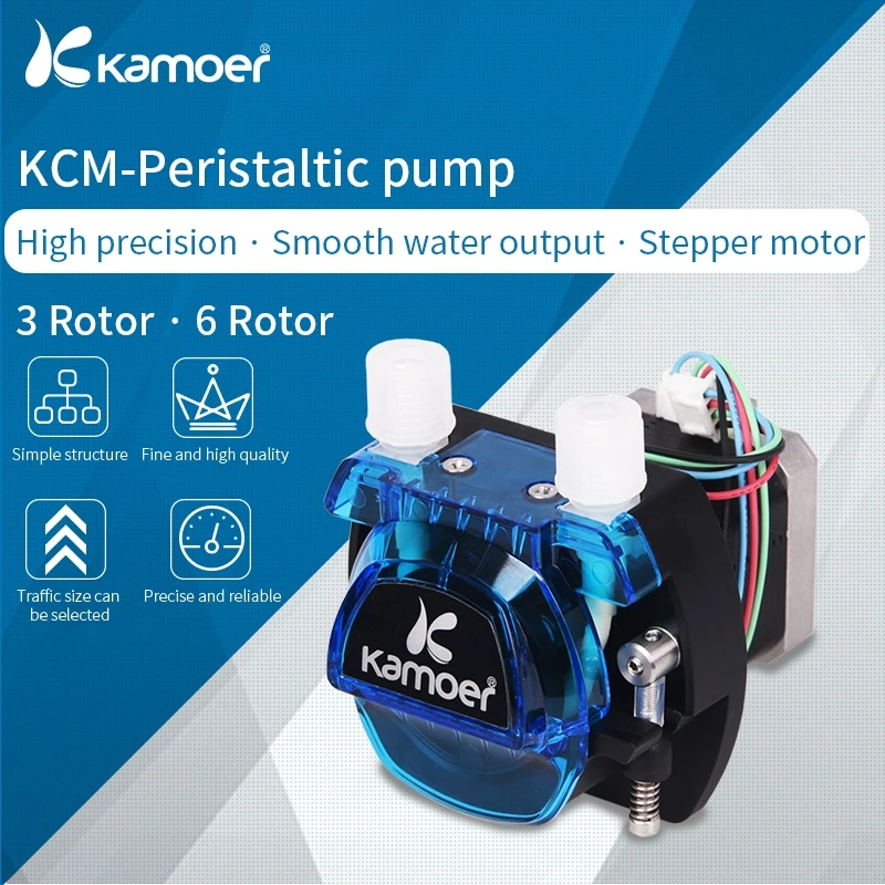 KCM Micro 12V 24V Stepping Motor Formic Acid Glycerin Dispensing Formaldehyde Peristaltic Stepper Motor Precision Pump