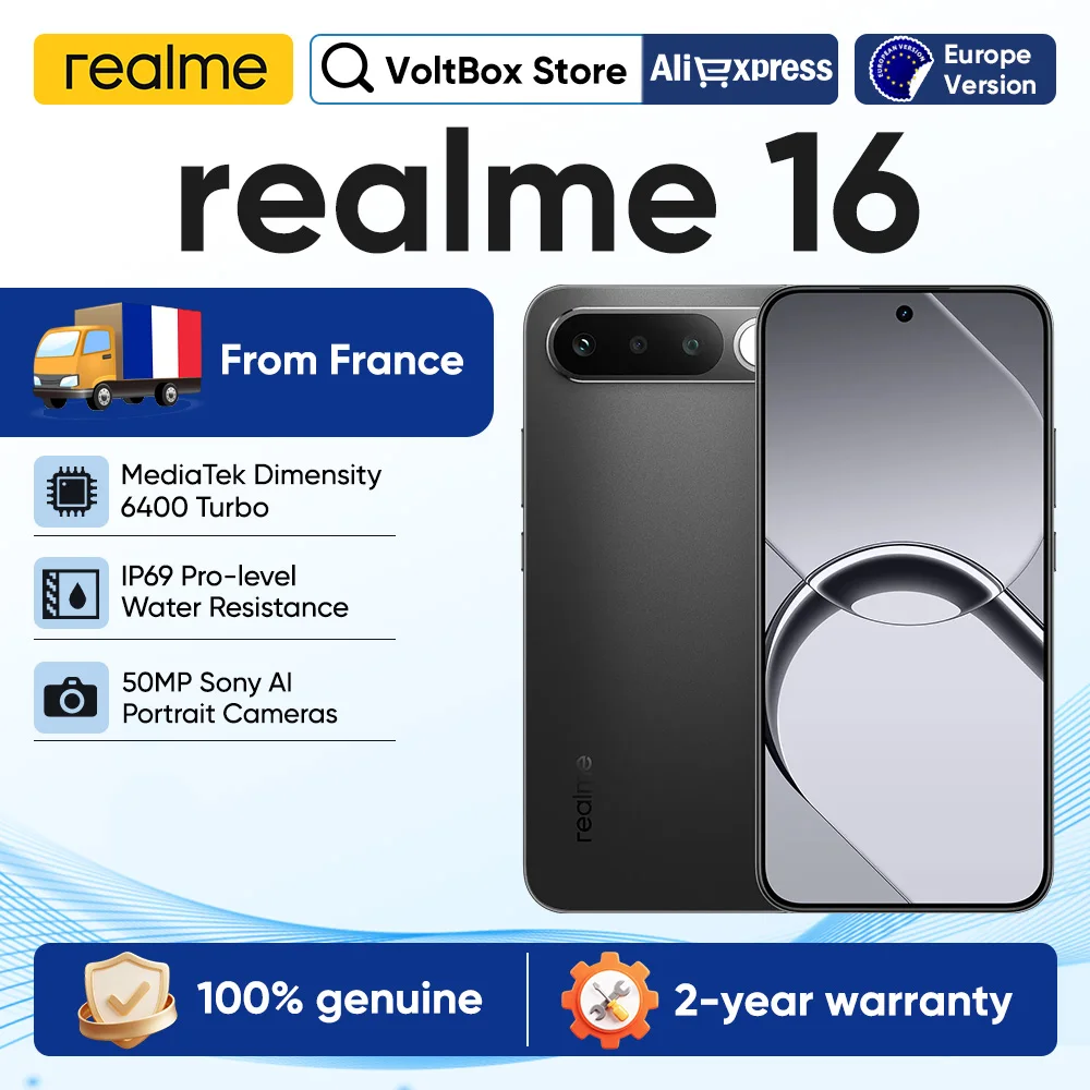 realme 16 5G — batteria che ti scarica dal pensiero del caricatore