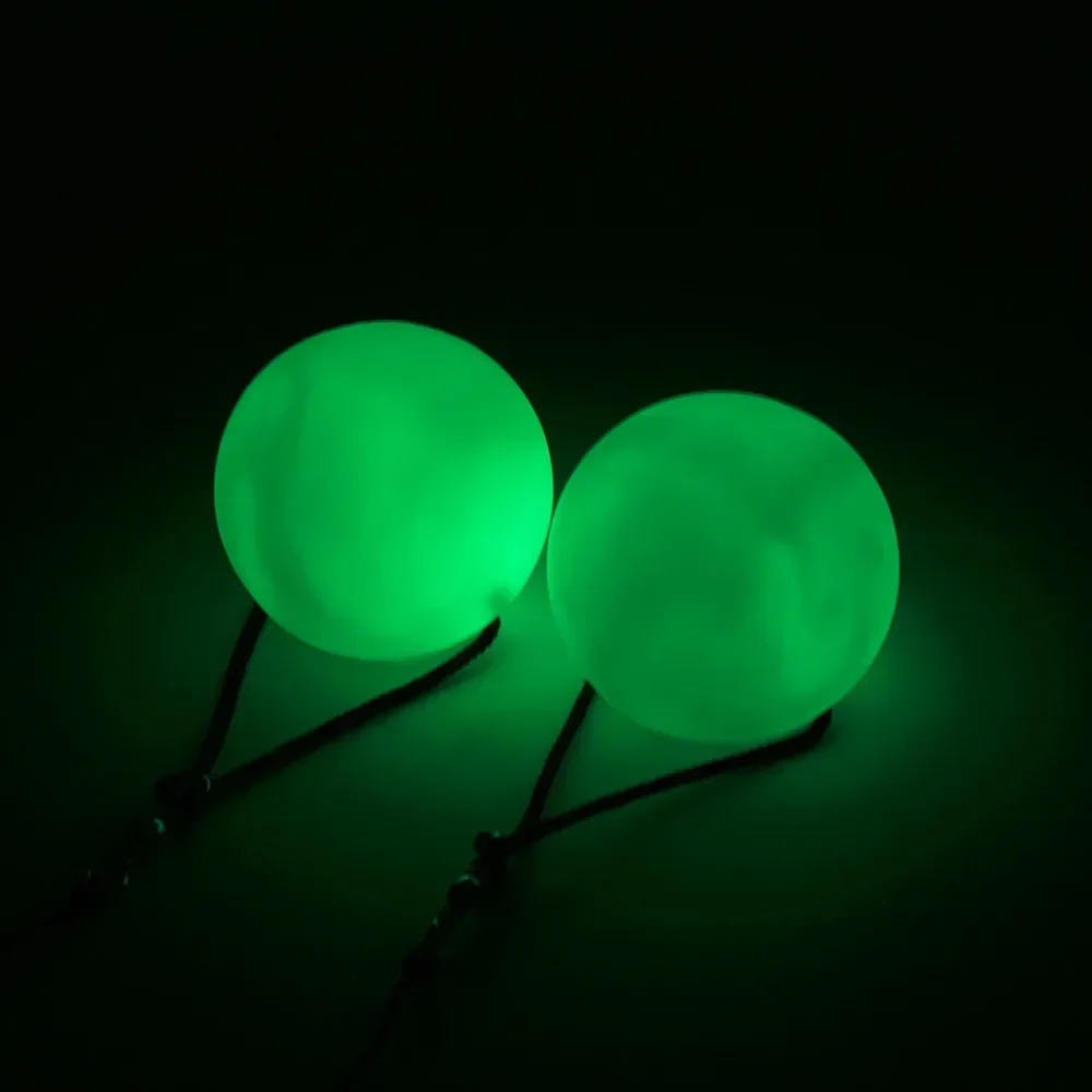 

2 Pieces Balls Stage Performance LED POI Thrown Balls for Belly Dance Level Hand Props Belly Dance Accessories