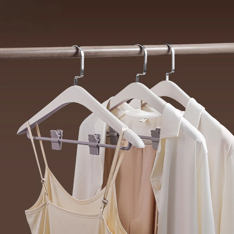 

Non Slip Seamless Plastic Hanger, Luxury Clothes Garment Hanger, Household Wardrobe Display Rack for Clothing Store Hotel Use