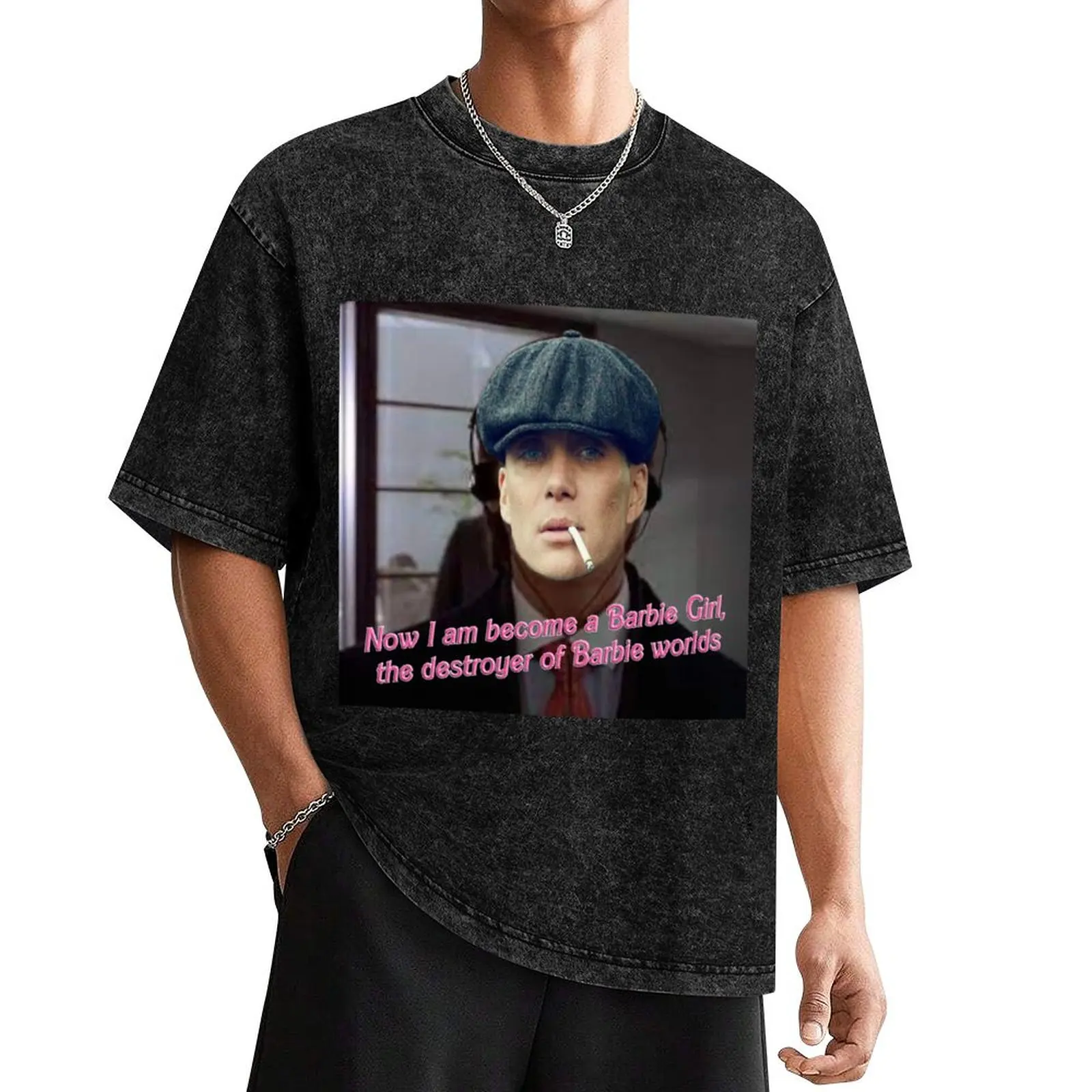 

Barb-enheimer T-Shirt vintage anime shirt sweat oversized men t shirts