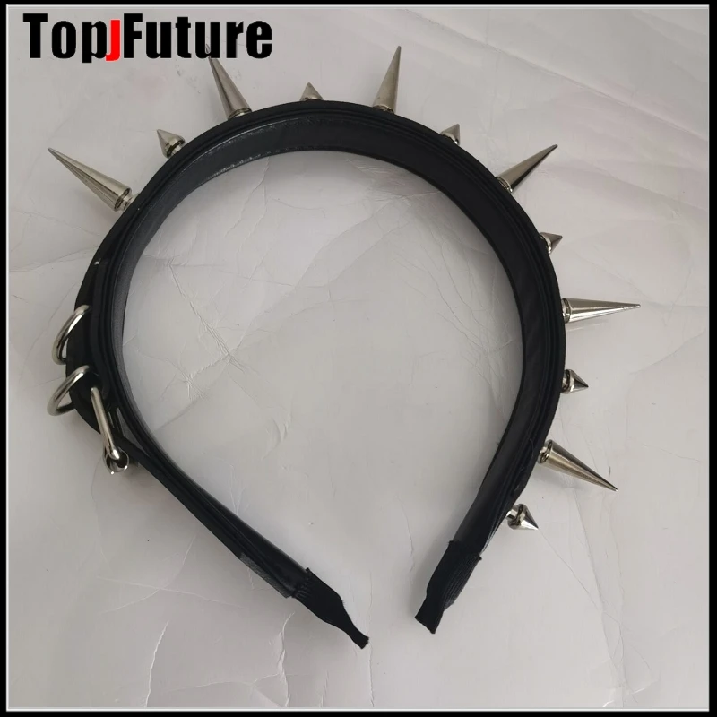 Donna ragazza Vintage y2k ragazza gothic lolita cosplay Harajuku Punk The devil hairbands hairband hair hoop spike headband