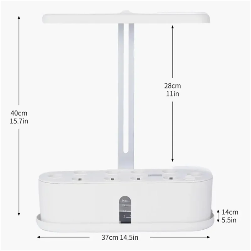 Sistema di coltivazione idroponica HW Kit di germinazione vegetale intelligente con luce per la crescita delle piante a spettro completo