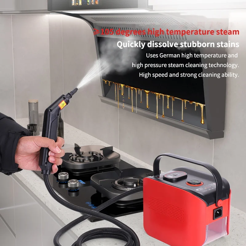 منظف البخار ارتفاع درجة الحرارة التطهير تكييف الهواء المطبخ شفاط المطبخ المنزلية سيارة البخار الأنظف 110 فولت/220 فولت الولايات المتحدة/الاتحاد الأوروبي