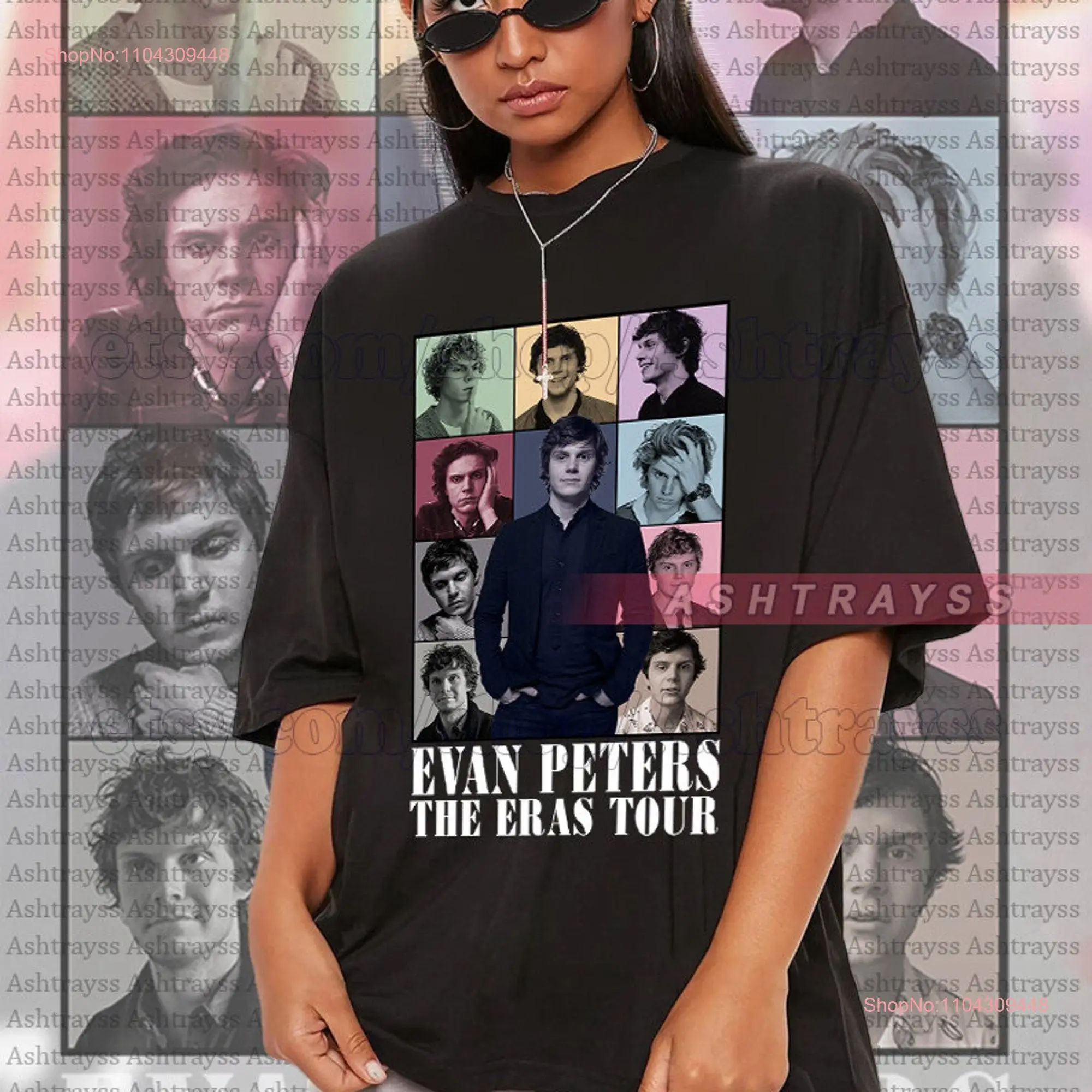 Evan Peters The Eras Tour tee long or short sleeves