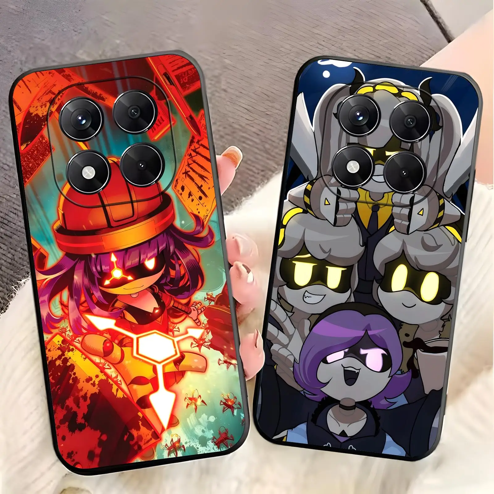 Phone Case For Redmi Note15 14 13 12 11Pro Plus 5G 14C A3 Anti-Drop Soft Black Case Game Murder Drones - view 2