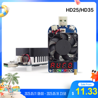 RD HD25 HD35 Trigger QC2.0 QC3.0 Electronic USB Load resistor Discharge battery test adjustable current voltage for meter 35w
