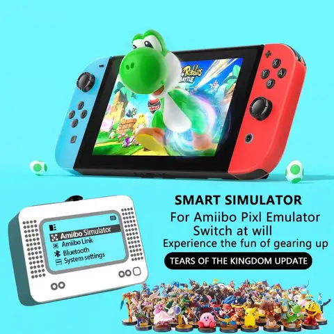 For Amiibo Pixl Emulator NFC Infinite Swipe Switch Smart Simulator Game Console Accesories For Nintendo Switch
