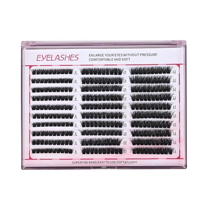 New 30 Rows Cluster Lash Extensions 8-16mm Mix Fluffy 60D 80D 100D Individual Eyelash Extension Cluster Fake Eyelash Tool - view 5