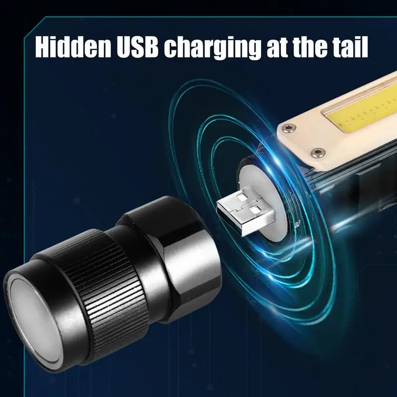 Magnetic Light 800mAh LED Head Lamp Work Light Waterproof Head Flashlight Mechanic Light With Magnet For Car Repair Inspection