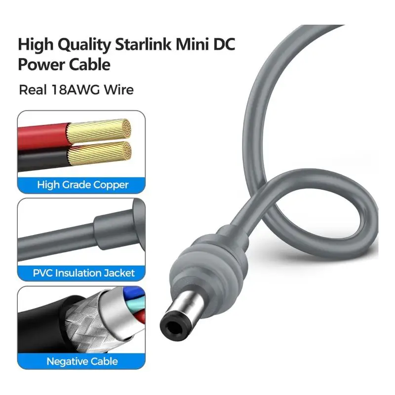 1 قطعة محول محول ل Starlink Mini USB-C أنثى إلى تيار مستمر محول الطاقة كابل محول الطاقة التيار المتناوب