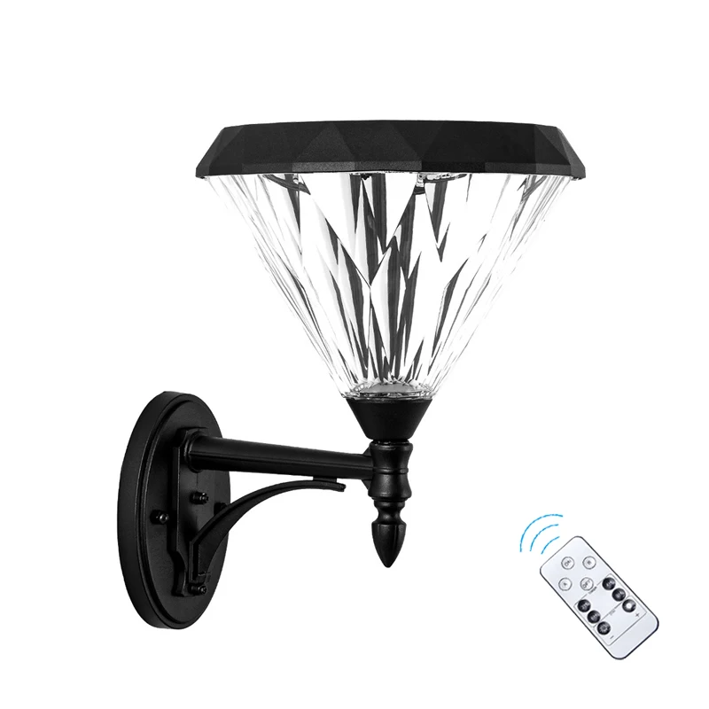 

Solar Wall Light Outdoor Aluminum Waterproof Garden Light LED European Wall Light Outdoor Balcony