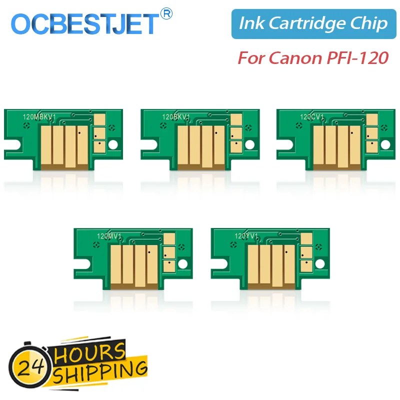 PFI120 PFI-120 Ink Cartridge Chip For Canon TM-200 TM200 TM-205 TM-300 TM-305 TM300 TM305 Printer PFI-120 ARC Chips