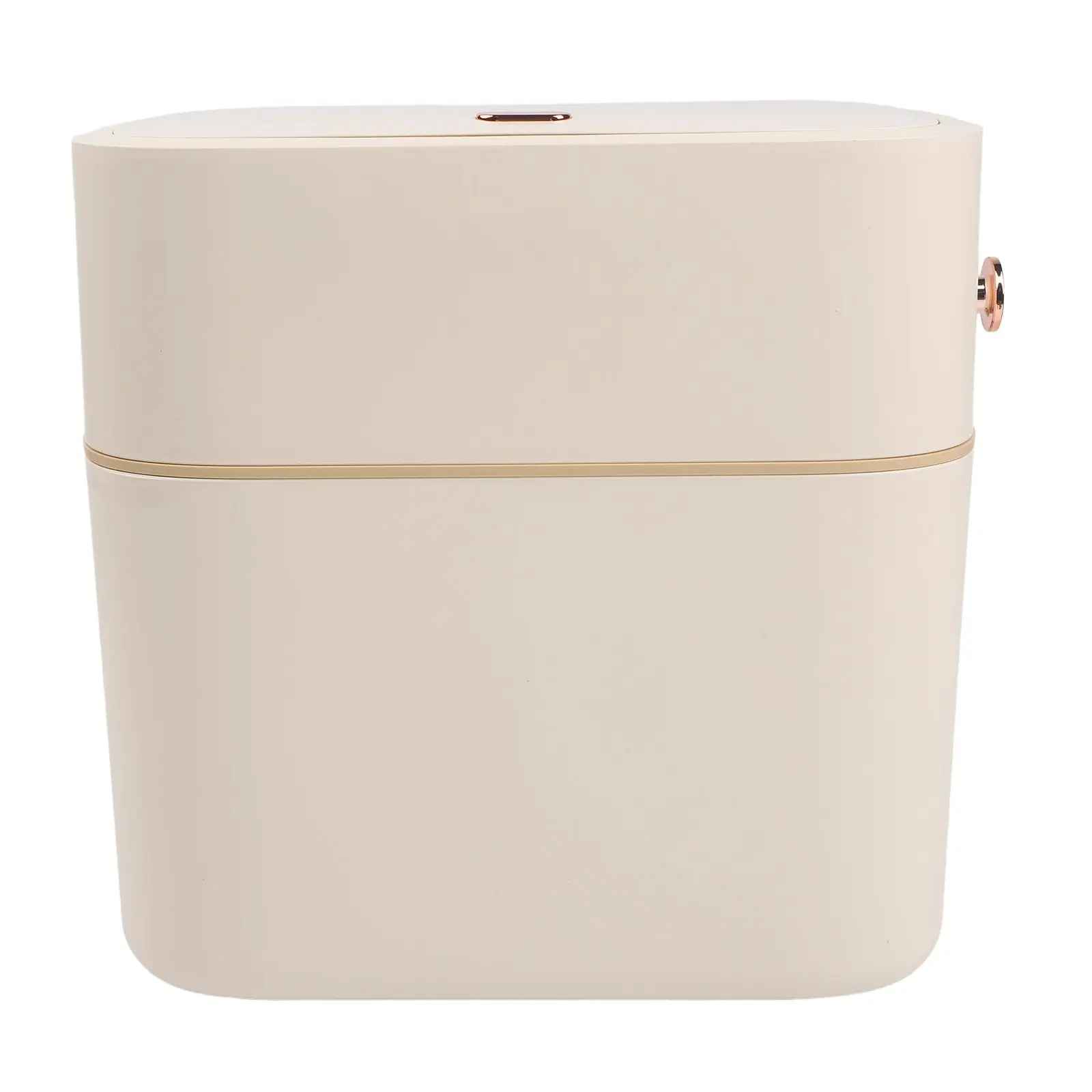 10L Hands Trash Can with Foot Pedal and Automatic Sealing Feature for Use in For Kitchen Bathroom and Living Room