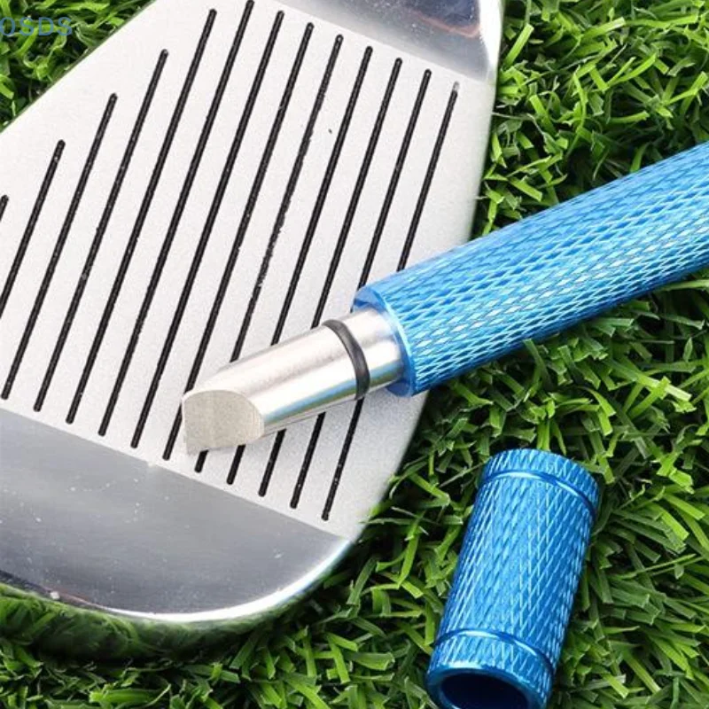

1 шт., точилка для канавок клиновой клюшки, инструмент для обработки канавок для гольф-клуба с квадратным лезвием U/V-типа — аксессуар для чистящего инструмента