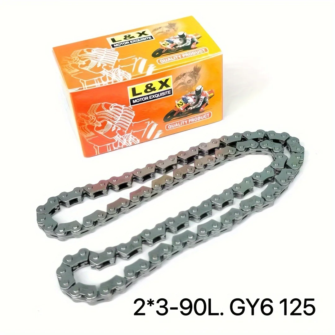

Motorcycle Accessories GY6 125 150 Motorcycle Scooter Timing Chain Timing Chain Small Chain 2 * 3 90L EKSANTRIK ZINCRII