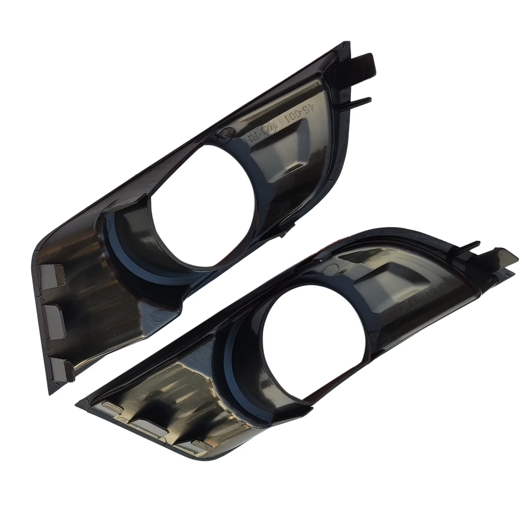 1 Pair Front Bumper Fog Light Frame Turning Signal Lamp Cover Daytime Running Light Cover for Ford Ranger Pickup 2015