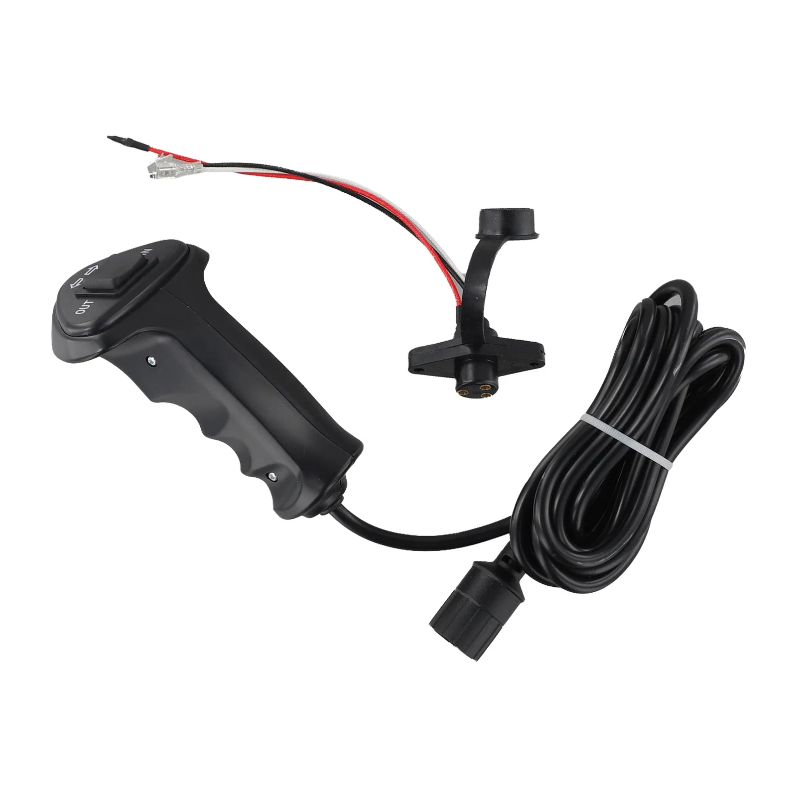 

Car Accessories Black Red Winch Control Handle Quick Installation Reliable Performance Versatile Compatibility