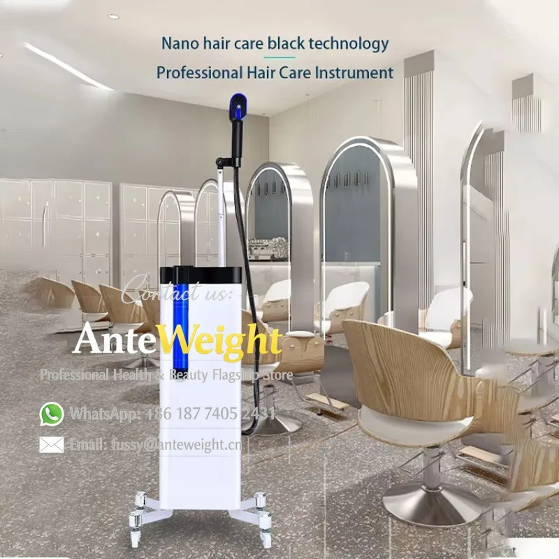 Portable Hair Steamer Hair And Face Steamer Hair Spa Equipment Face Treatment Waterfall Head Spa