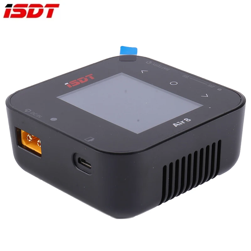 New ISDT Air8 Lipo power Balance Battery Charger Discharger 20A 500W DC 1-8S Li-Po Li-Hv Li-Ion Li-Fe NiMH Ni-Cd