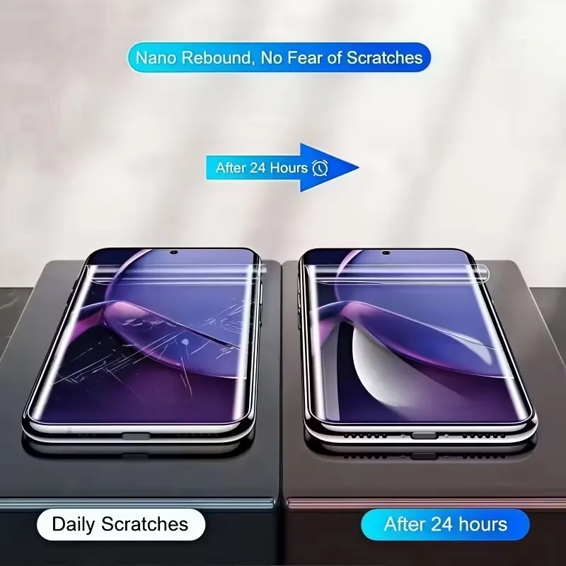 3 قطعة فيلم هيدروجيل ل Moto E22 E32 E13 E20 E30 E40 E7 Power G Power 2022 G Pure G Play 2021 G Stylus 5G 2023 واقي للشاشة #4