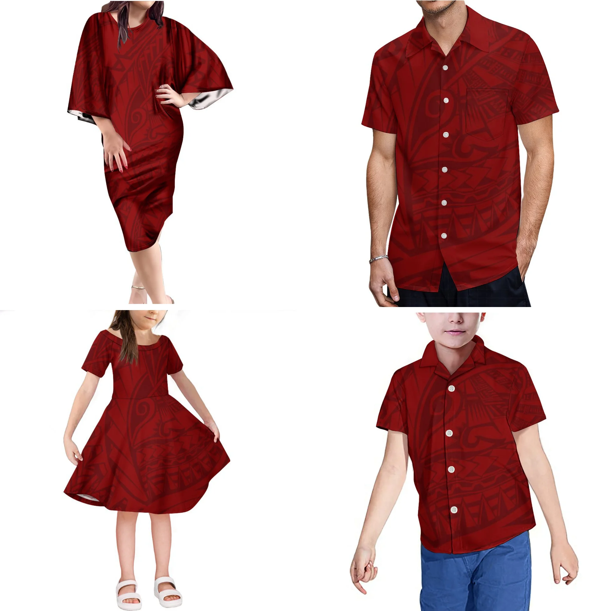 Summer Clothing For Plus Size Women - Fabrika Toptan Özel Polinezya Kabilesi Hawaii