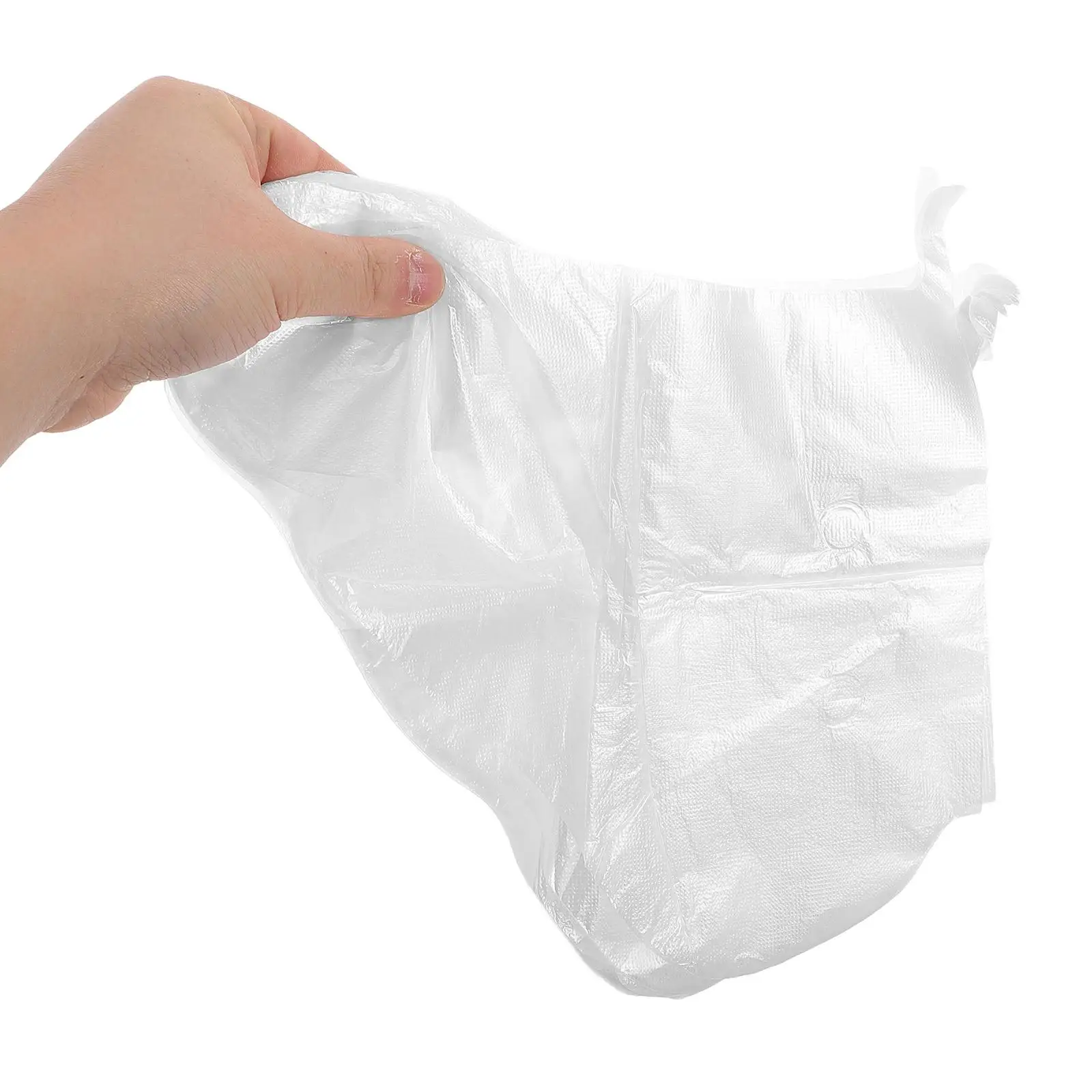 100 pçs máscara de pé descartável cobre à prova dwaterproof água transparente pedicure meias spa ferramentas cuidados com os pés salão de beleza suprimentos pé de plástico