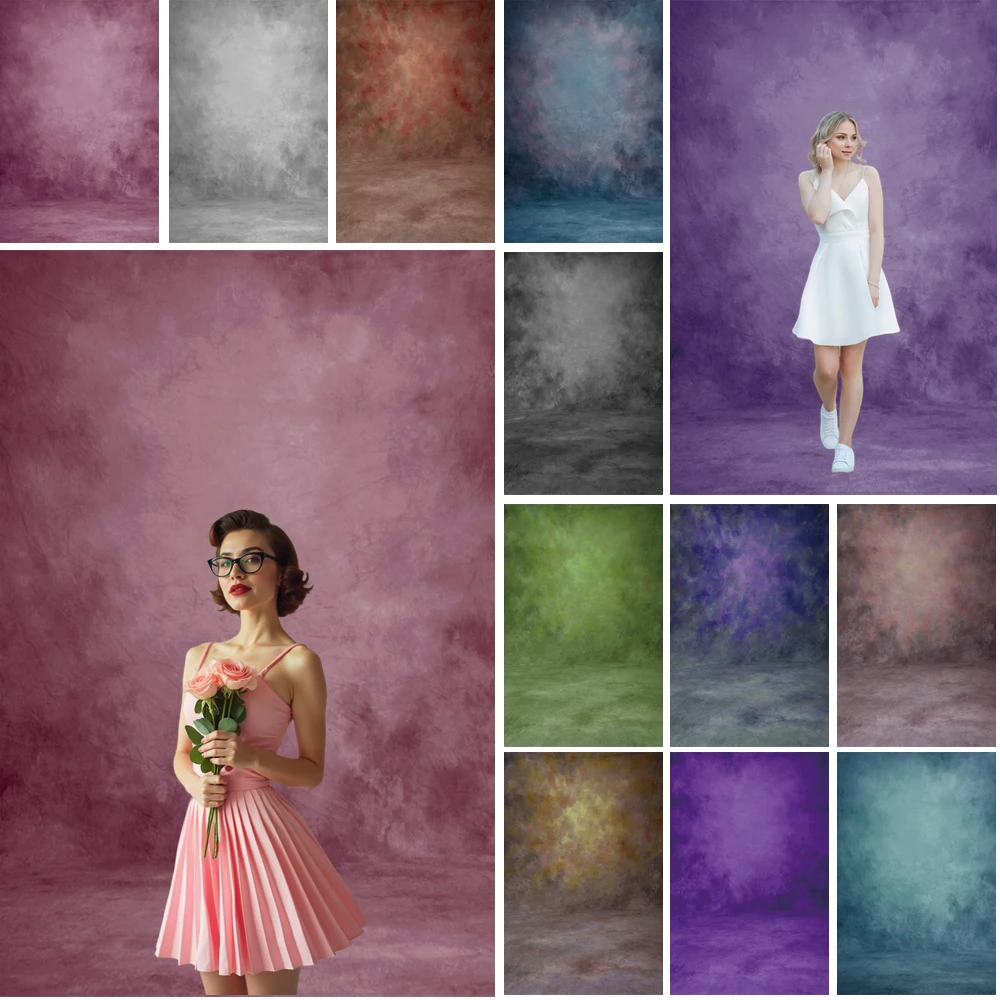 

MOON.QG Elegant Textured Backdrop Photo Booth Abstract Tie Dye Backgrounds For Photographs Photozone Shooting Props Child Party