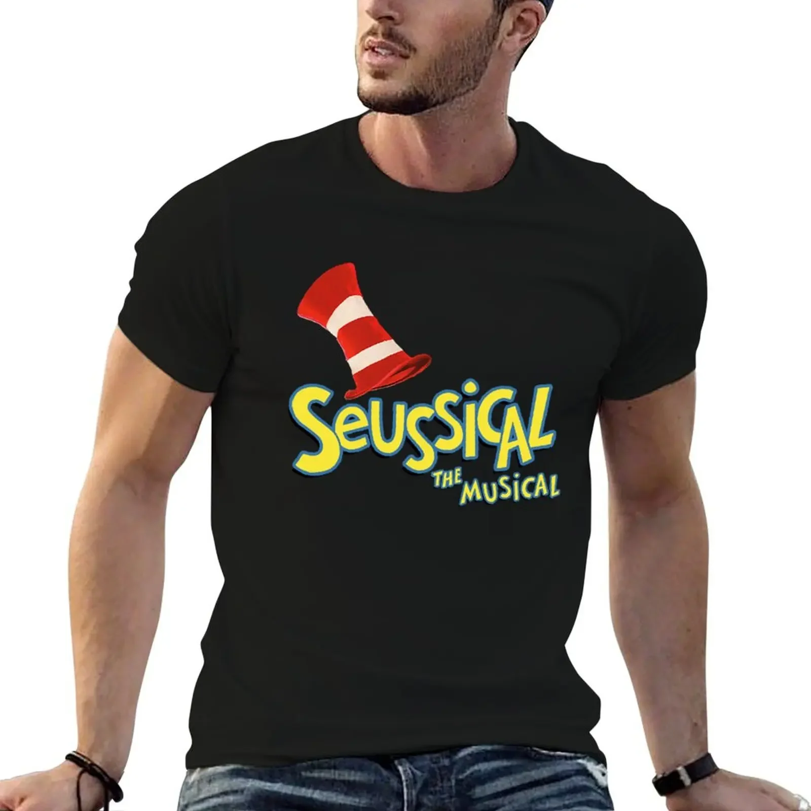 

Seussical Musical Logo T-Shirt cheap stuff basketball graphic tees sports fans Funny t-shirt outfits for men