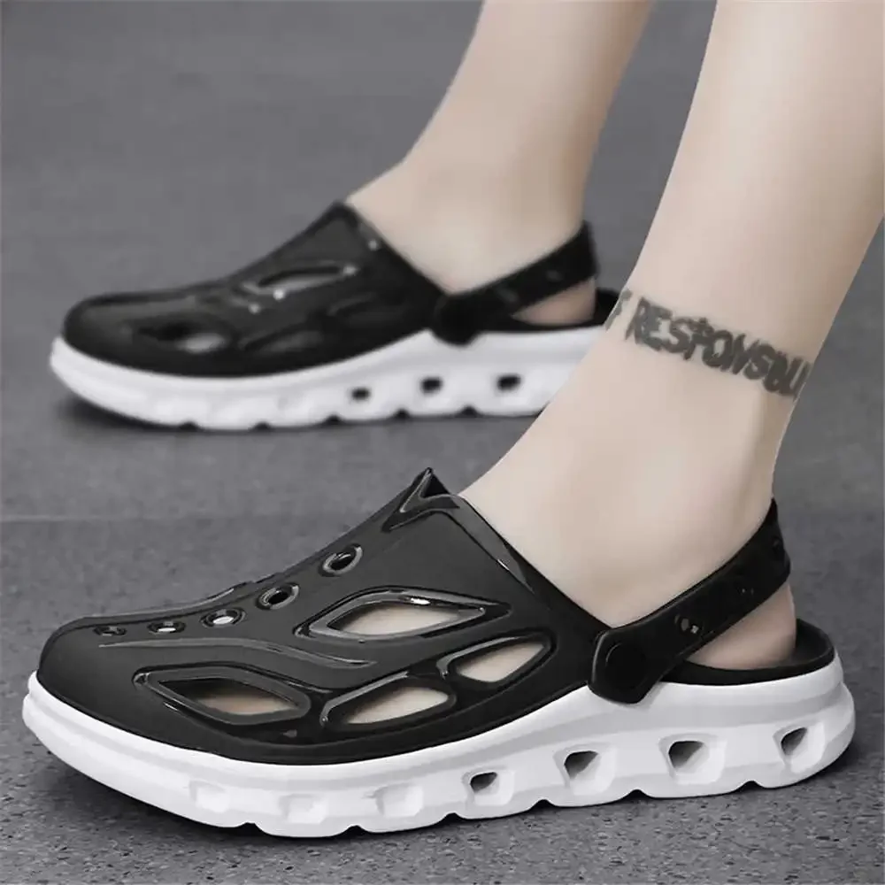 Number 43 Without Heels White Tennis Men Soft Slippers Men Sandals Shoes Sneakers Sports Sapatenis Low Cost Suppliers