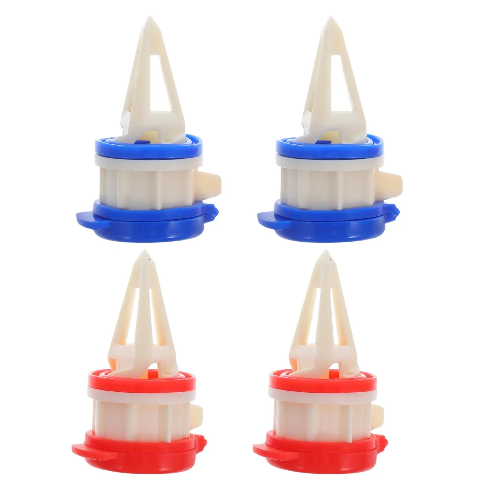 4 Pcs Drink Deflector Keep Fresh Diverters Cocktail Beverage Changeover Caps Kitchen Utensils Box Juice Extension Mouth