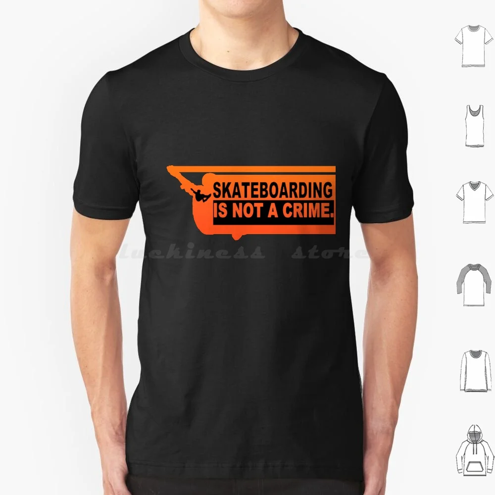 Skateboarding Is A Crime Not T Shirt 6xl Cotton Cool Tee Im Ready To Crush Kindergarten Dinosaur Back To School Roaring Into