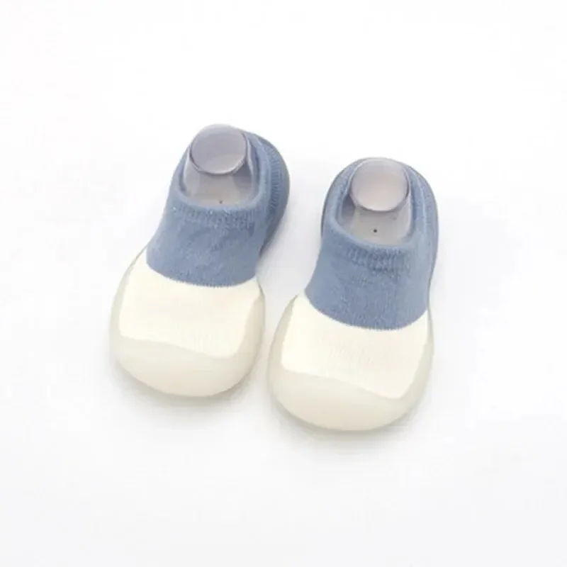 Zapatos de goma antideslizantes para niños pequeños, calzado de primavera y verano para interiores de 0, 1, 2, 3 años, novedad de otoño