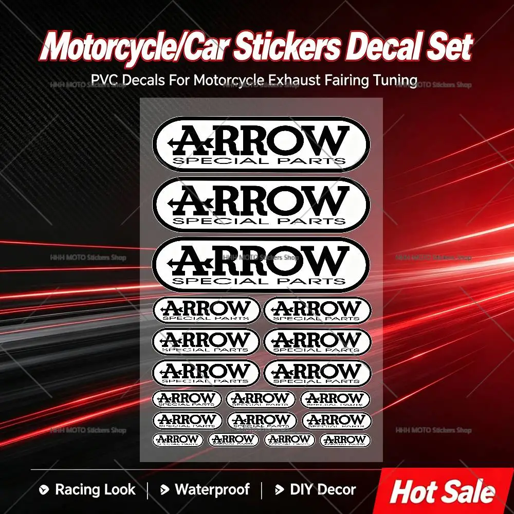 A-Arrow New Universal Car Motorcycle Helmet Tail Box Modified Stickers Computer Suitcase Phone Ipad Case Stickers Decor