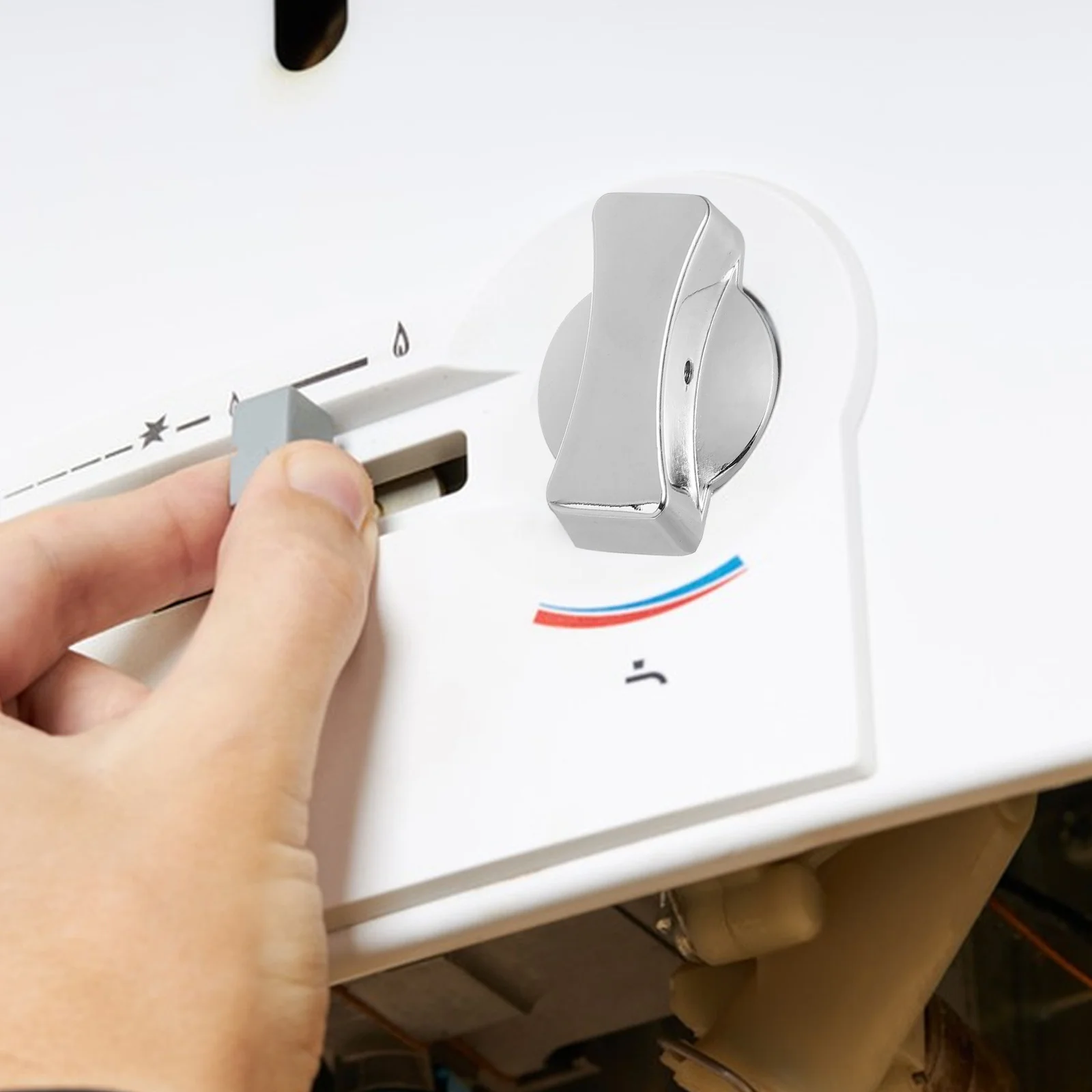 

Zinc Alloy Knob Universal Stove Hood Oven Control Replacement Anti Slip Ergonomic Handle Precise Adjustment Gas Appliance