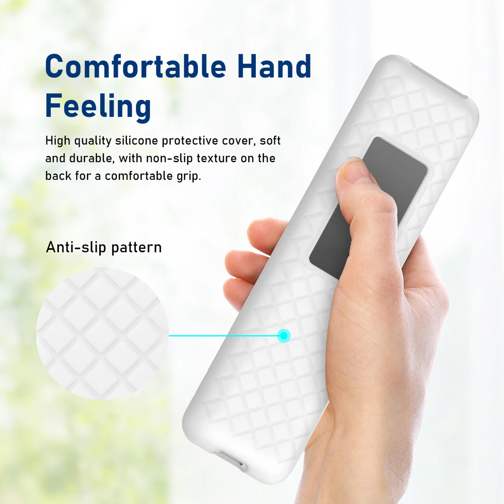 For Samsung BN59-01432A/BN59-01480L Voice Remote Silicone Case with Shock Absorption and Anti Slip Texture for Secure Handling