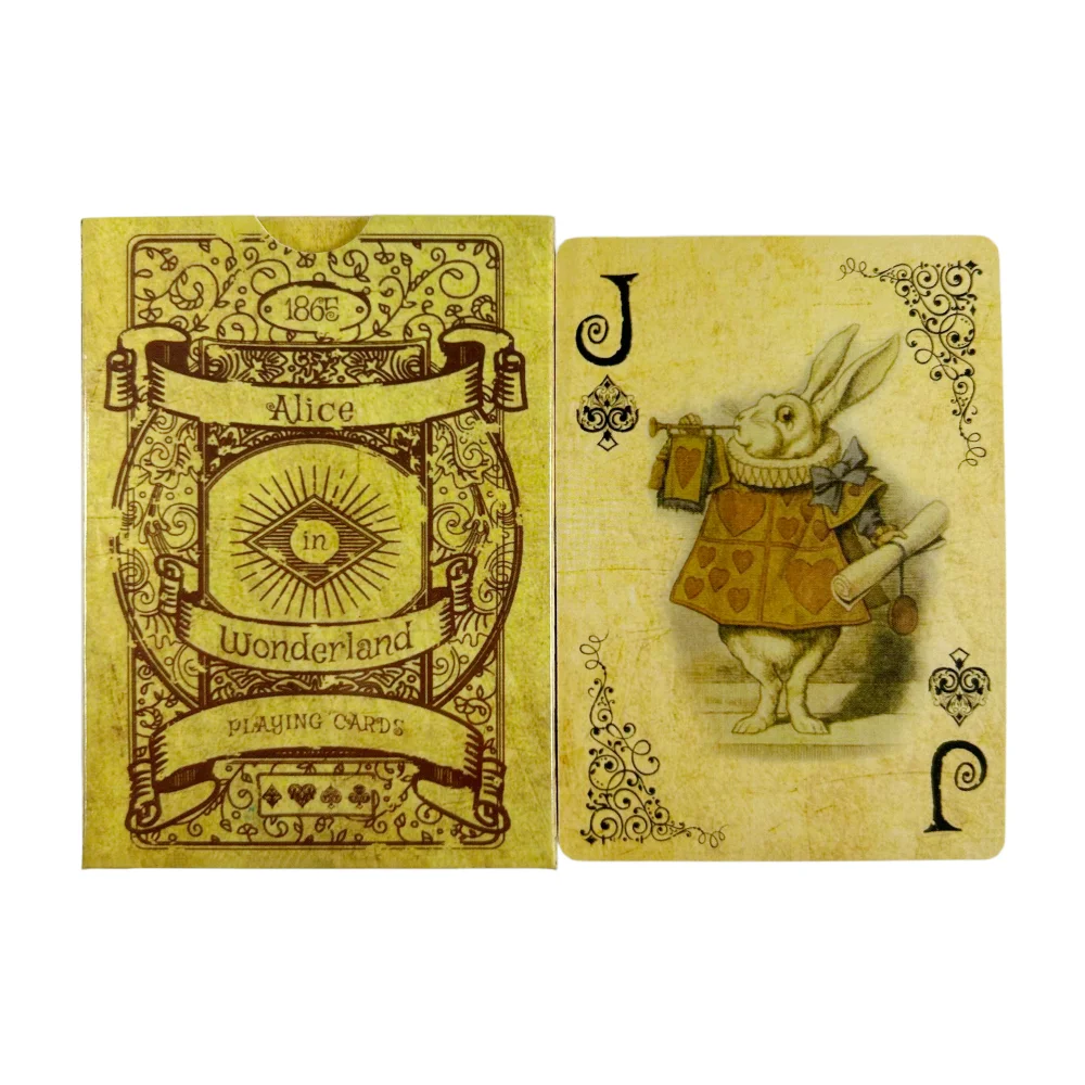 Alice Vintage Creative Playing Cards Standard Deck of Cards for Family Games,Parties ,Gatherings and Colletions